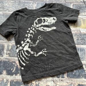 T-rex skeleton toddler shirt, size 18 months